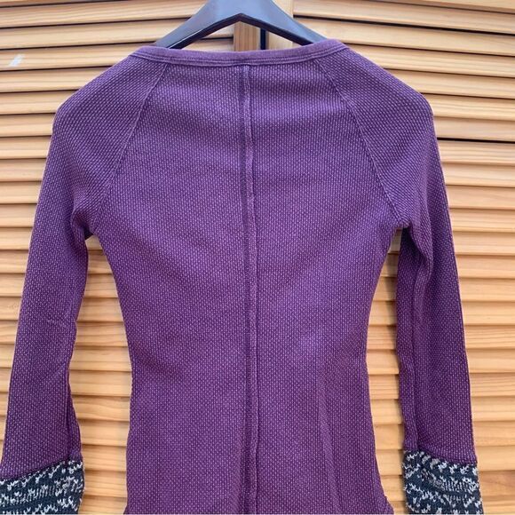 Free People Thermal Layering Top Purple XS - Picture 6 of 6